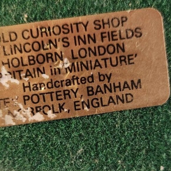 Tey Pottery The Old Curiosity Shop Mr. Lincoln’s Inn Fields England Ceramic - Picture 8 of 8